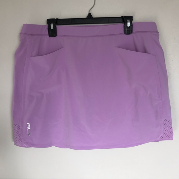 RLX Ralph Lauren Lilac Purple Tennis/Golf Skort Size XL NEW Pickleball Active - Picture 1 of 16